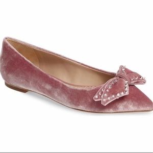 Sam Edelman Raisa Pink Suede Flats
